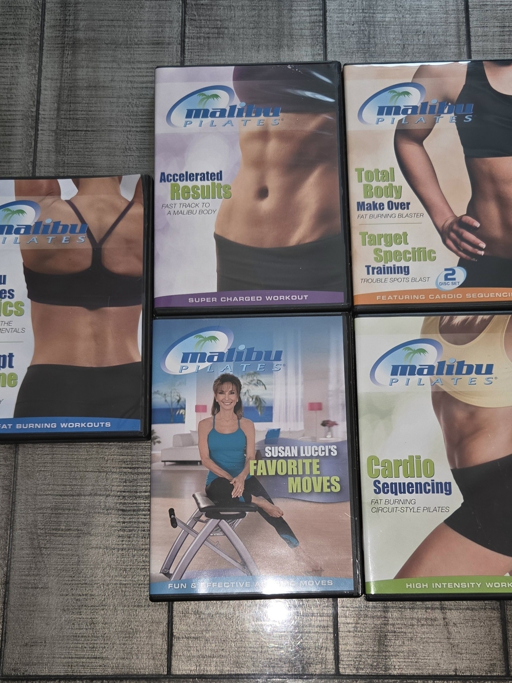 DVD Set Like New Malibu Pilates
